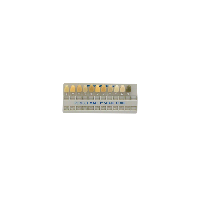 PERFECT SHADE GUIDE® FOR PERFECT TOOTH COLOR SPACER® KIT (11 SHADES)
