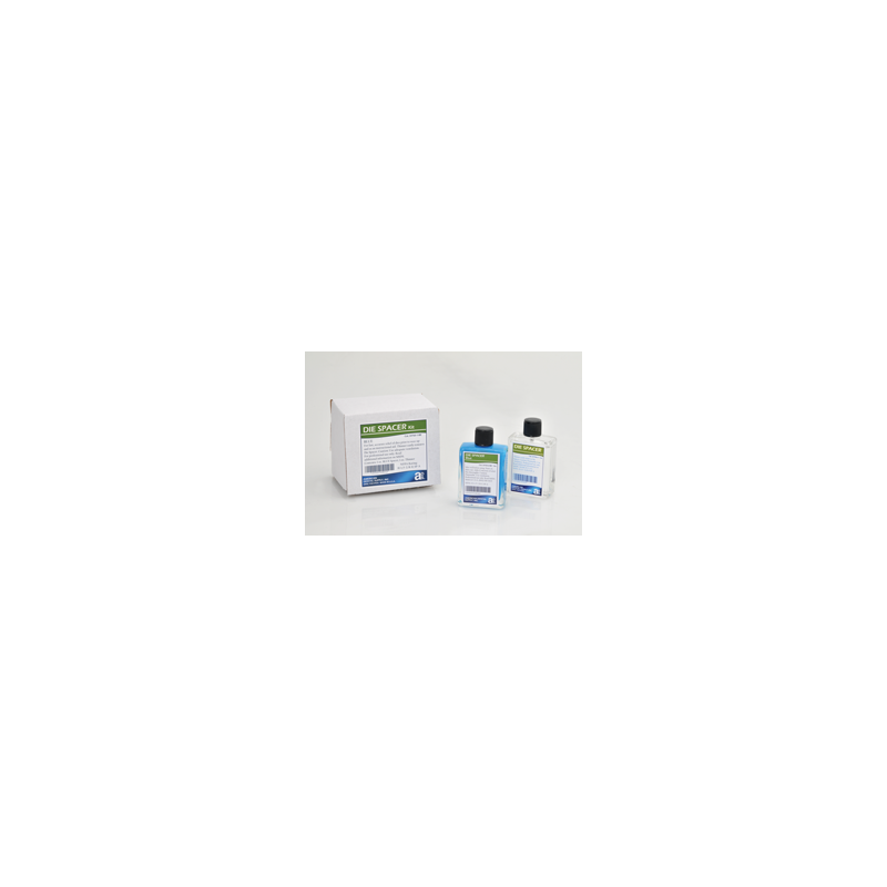 :: AMERICAN DENTAL SUPPLY, INC. - DIE SPACER STANDARD KIT, BLUE, (1 OZ. SPACER/1 OZ. THINNER) ::