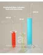 :: AMERICAN DENTAL SUPPLY, INC. -  GLASS CYLINDERS GRADUATED IN ASSORTED SIZES  ::